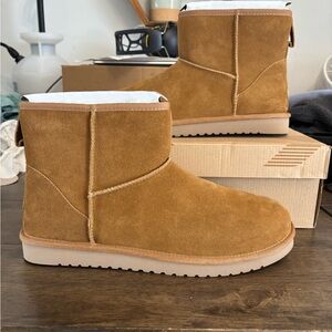 UGG Chestnut Suede Short Classic Boot